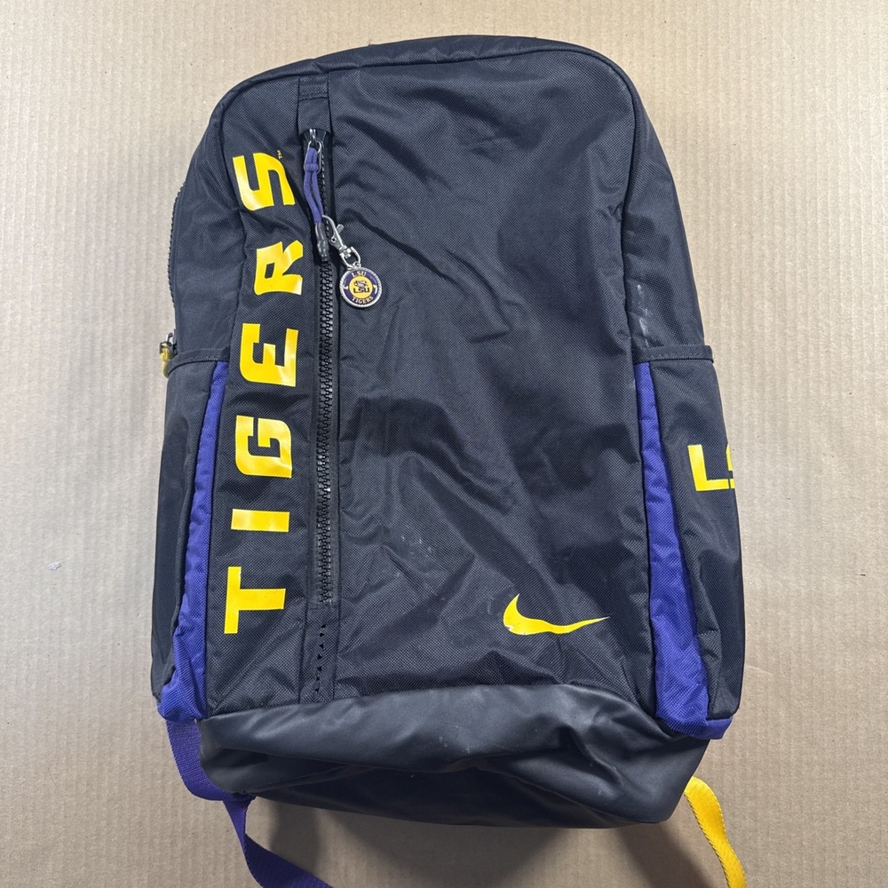 Nike LSU Tigers Vapor Power 2.0 Training Backpack, One Size Black Purple Yellow